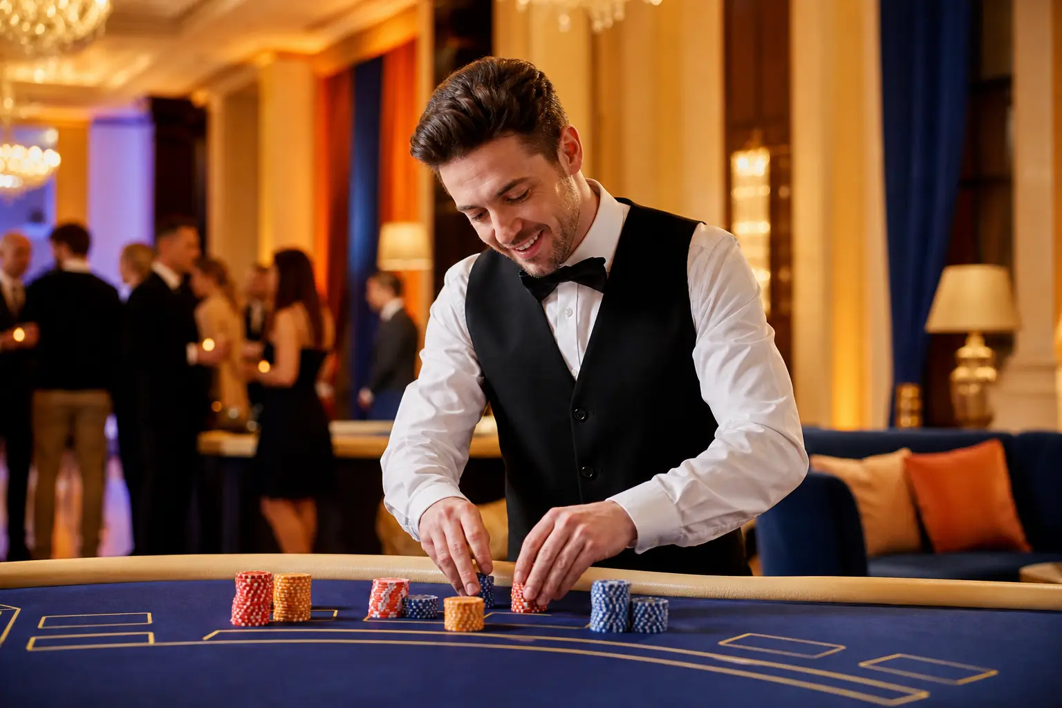 Casino-Style Evening — krupier